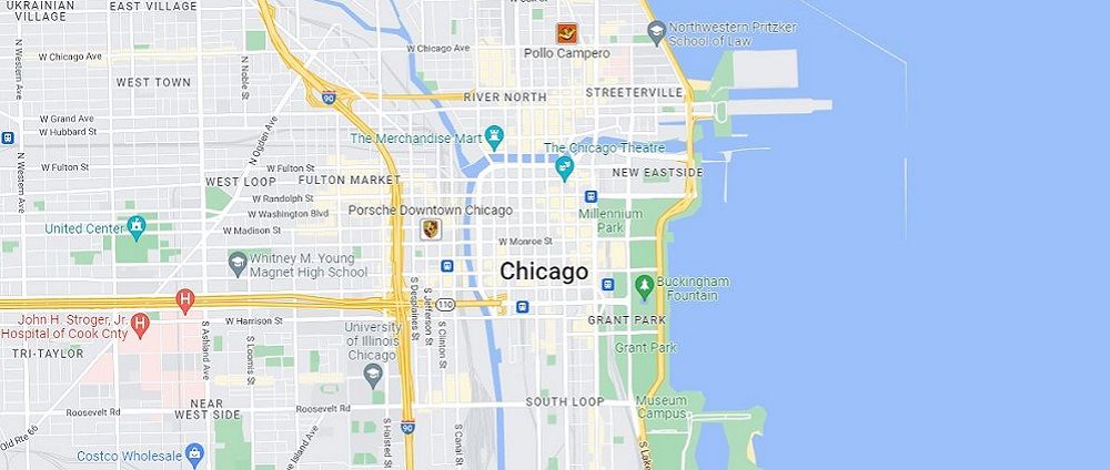 Where To Stay In Chicago In 2024   Downtown Chicago Map 