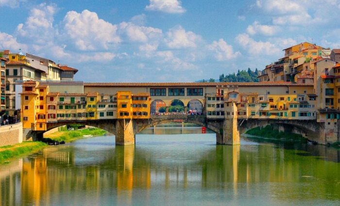 View of Ponte Vecchio, one of the top things to see in Florence