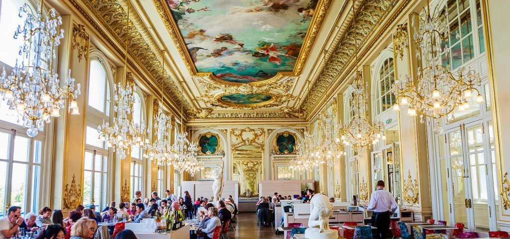 Interior of restaurant near musee d'orsay.
