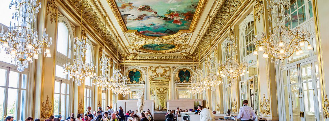 Interior of restaurant near musee d'orsay.