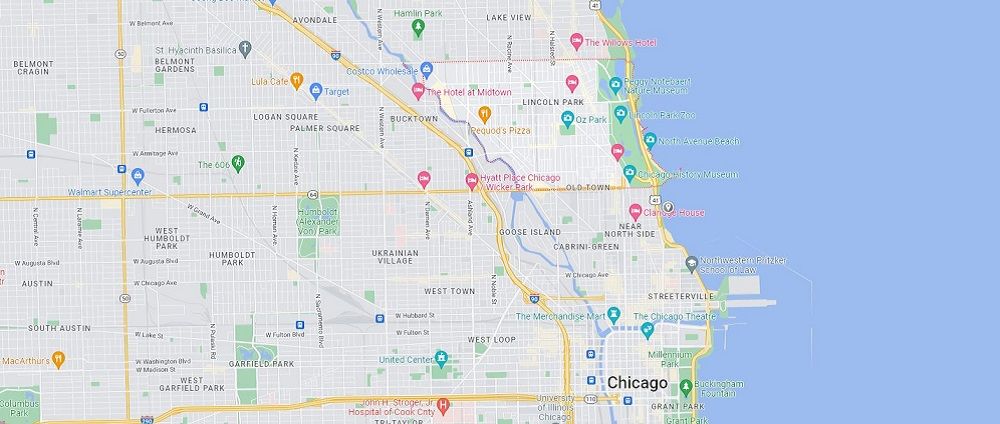 Where To Stay In Chicago In 2024   Lincoln Park Chicago Map 