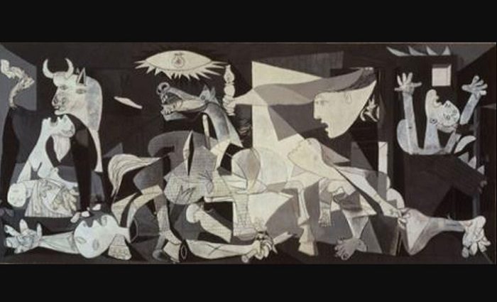 cubism painting of Guernica