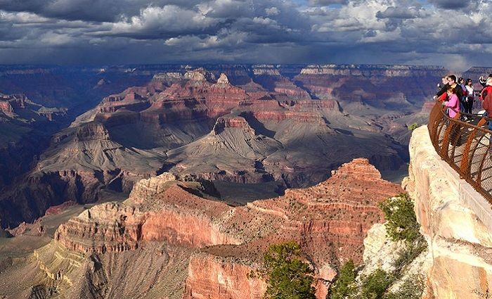 mather point at grand canyon