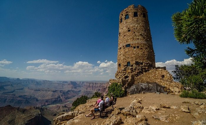 desert watchtower at grand canyon