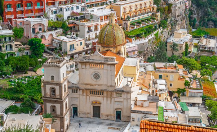 overhead view of church of santa maria assunta