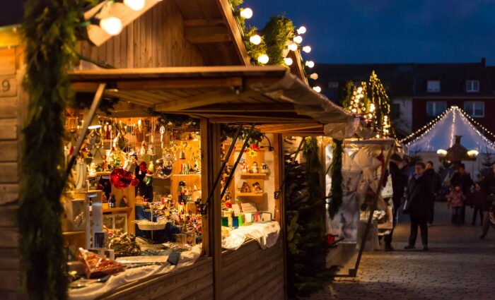 Christmas market in Paris