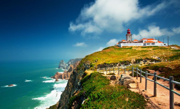 Cabo da Roca in Sintra. The most Westerly point of Europe