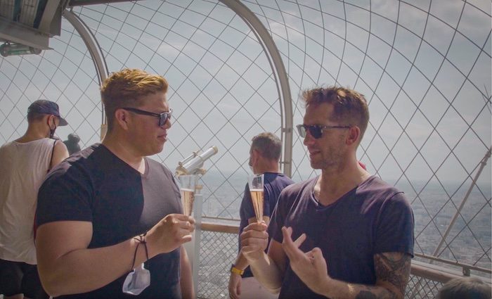 Champagne Eiffel Tower Angel Castellanos with Sean Finelli 2022