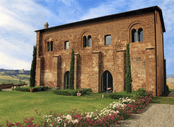 The ancient building of the Orvieto hotel