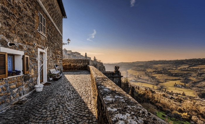 View from the B&B over the Umbrian landscape