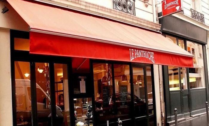 The red awning of le patruche