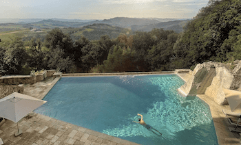 photo of borgo pignano pool wts tuscany