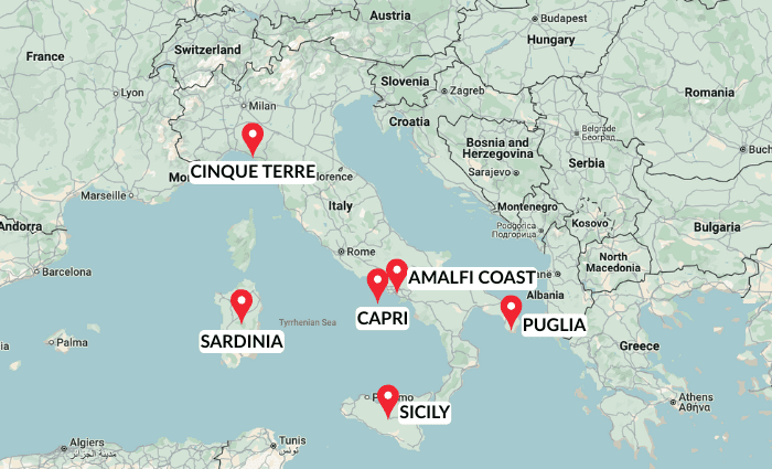 Best beaches in Italy