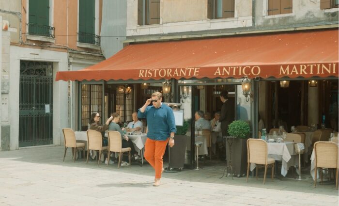 Lunch at Ristorante Antico Martini during a venice in a day itinerary