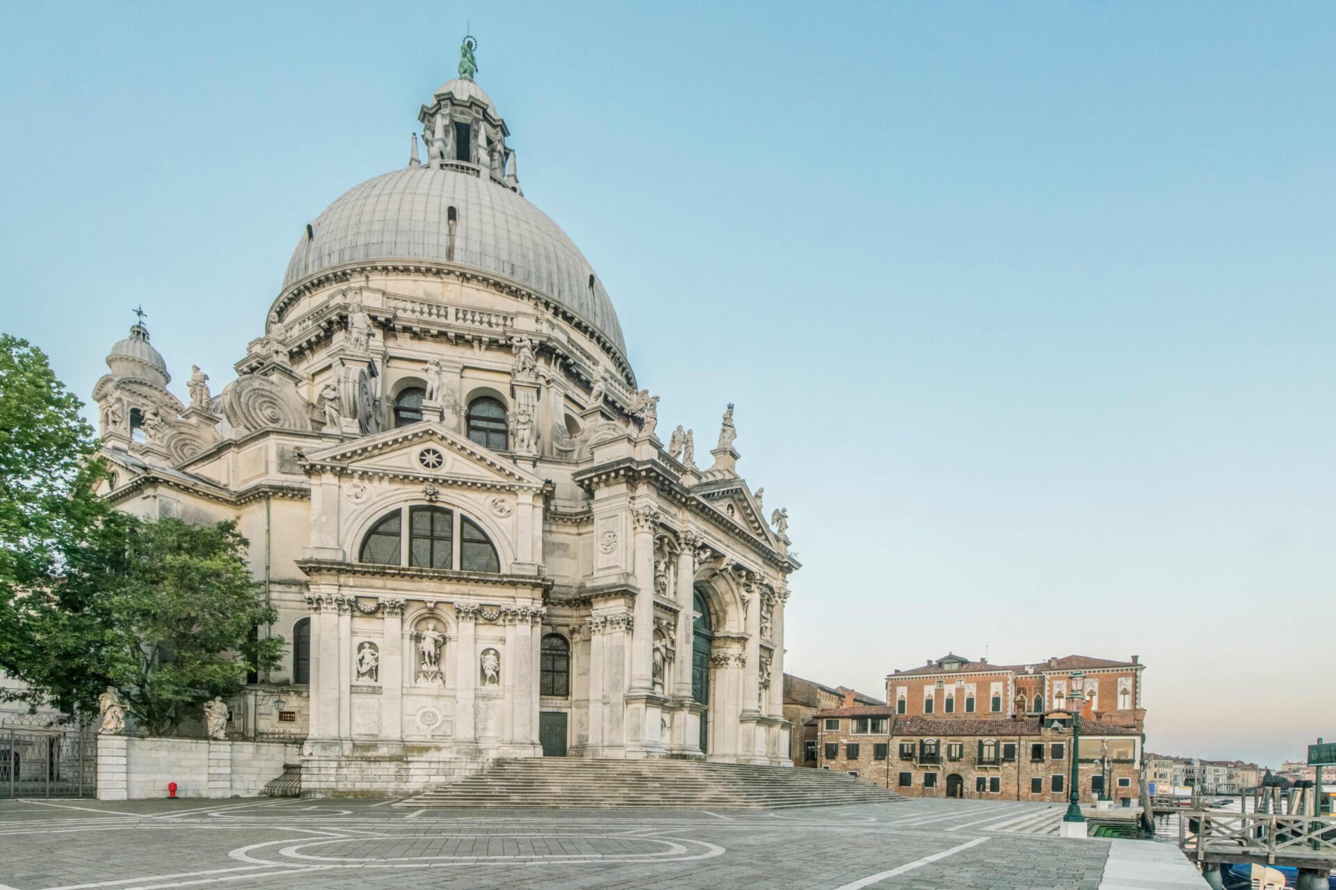 View of Basilica di Santa Maria della Salute in Venice