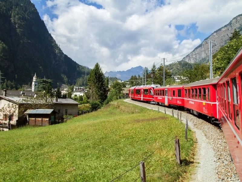 Bernina Train and St. Moritz Day Trip from Milan