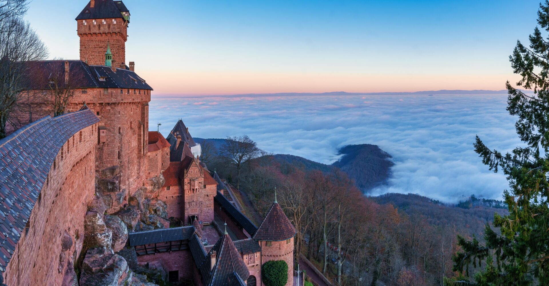 Chateau du Haut-Koenigsbourg in December