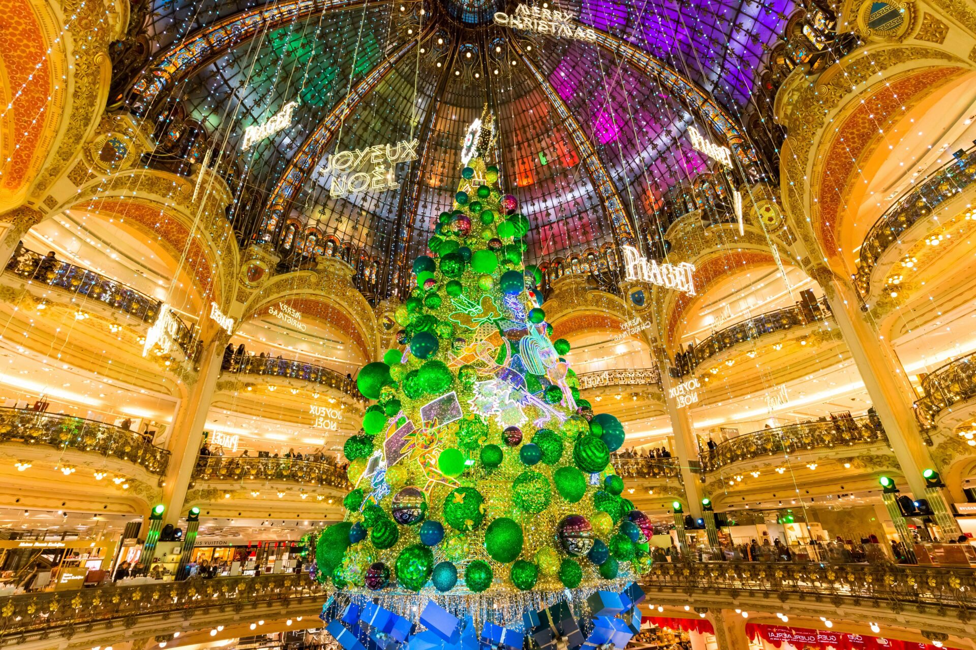 Galeries Lafayette at Christmas
