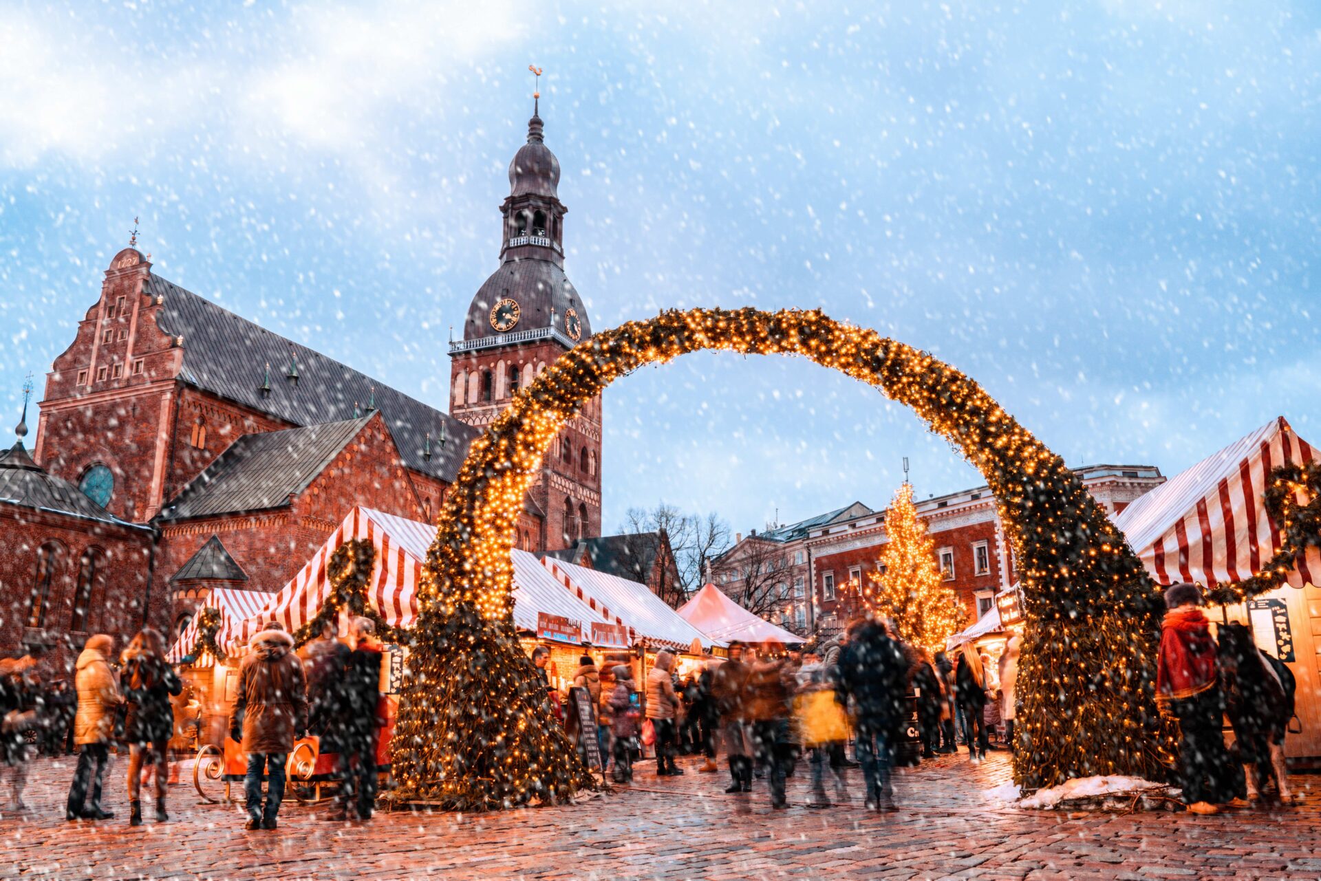Christmas market in France