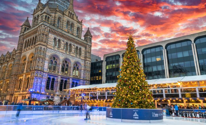 Ice skating in London