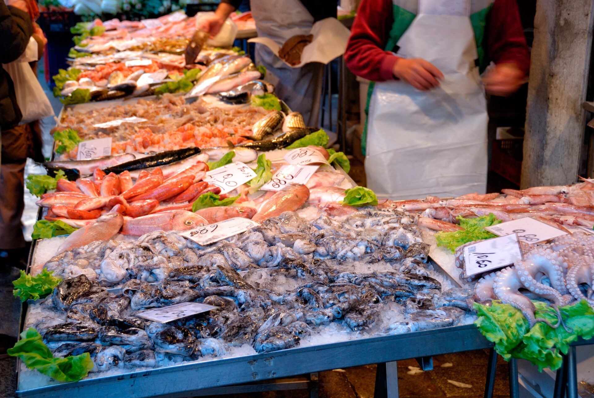 Rialto Fish Market in Venice