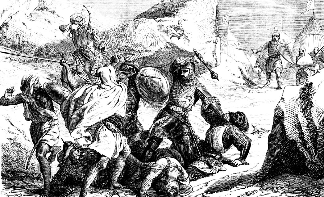 Battle during the Crusades