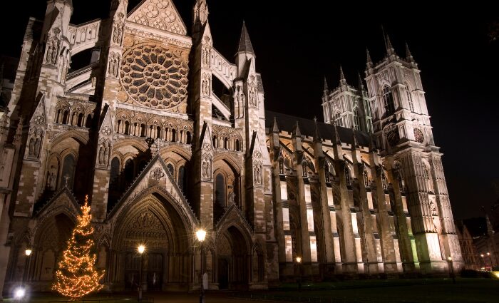 Christmas in London at Westminster Abbey