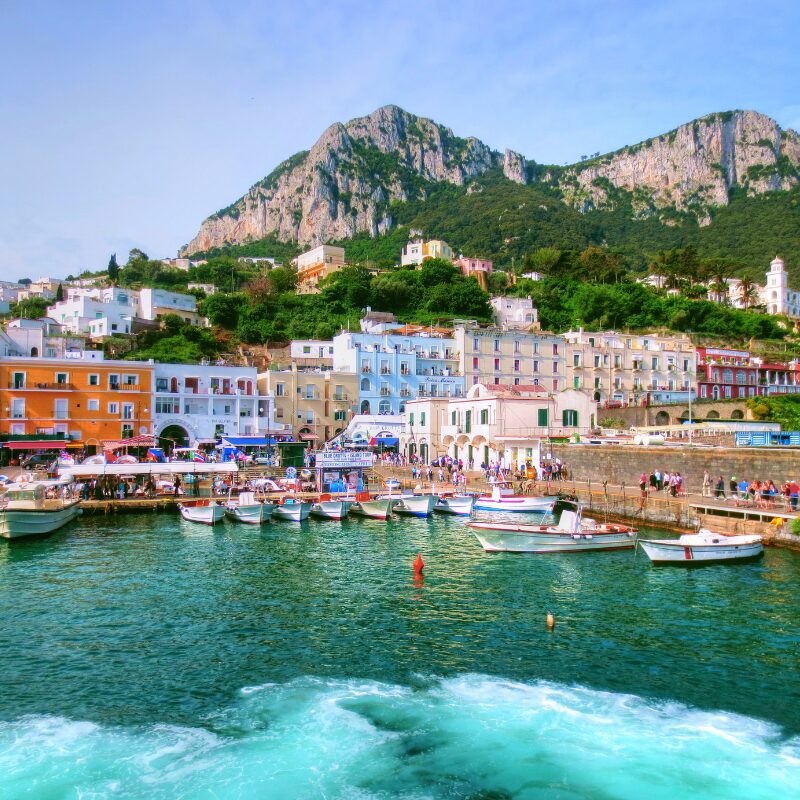 Capri, a famous island in Italy for luxury travel