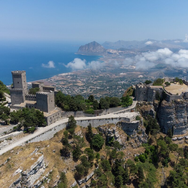 Erice, the village in the sky in Sicily, Italy