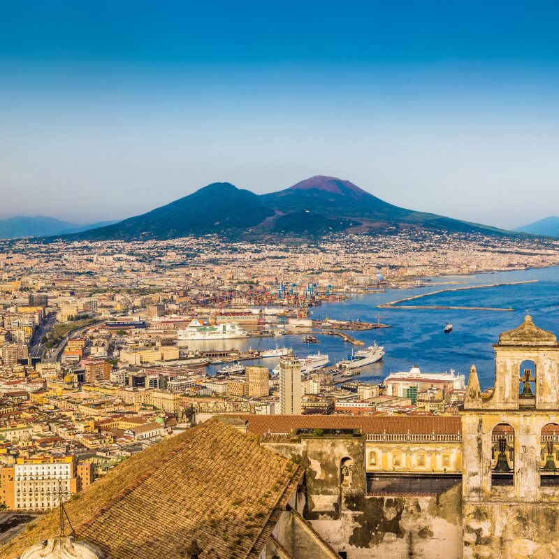 Naples harbour, Italy
