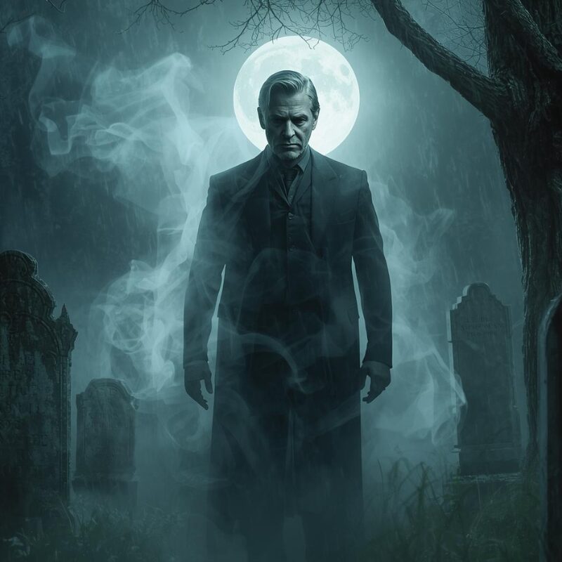 AI generated image of PGiles Corey's ghost.