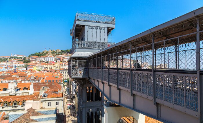 Santa Just lift, a perfect addition to a 2-day Lisbon itinerary