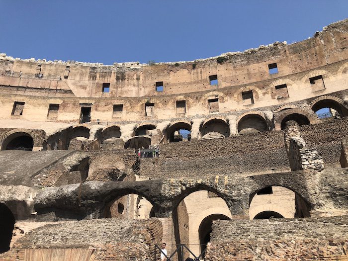 Colosseum earthquake damage
