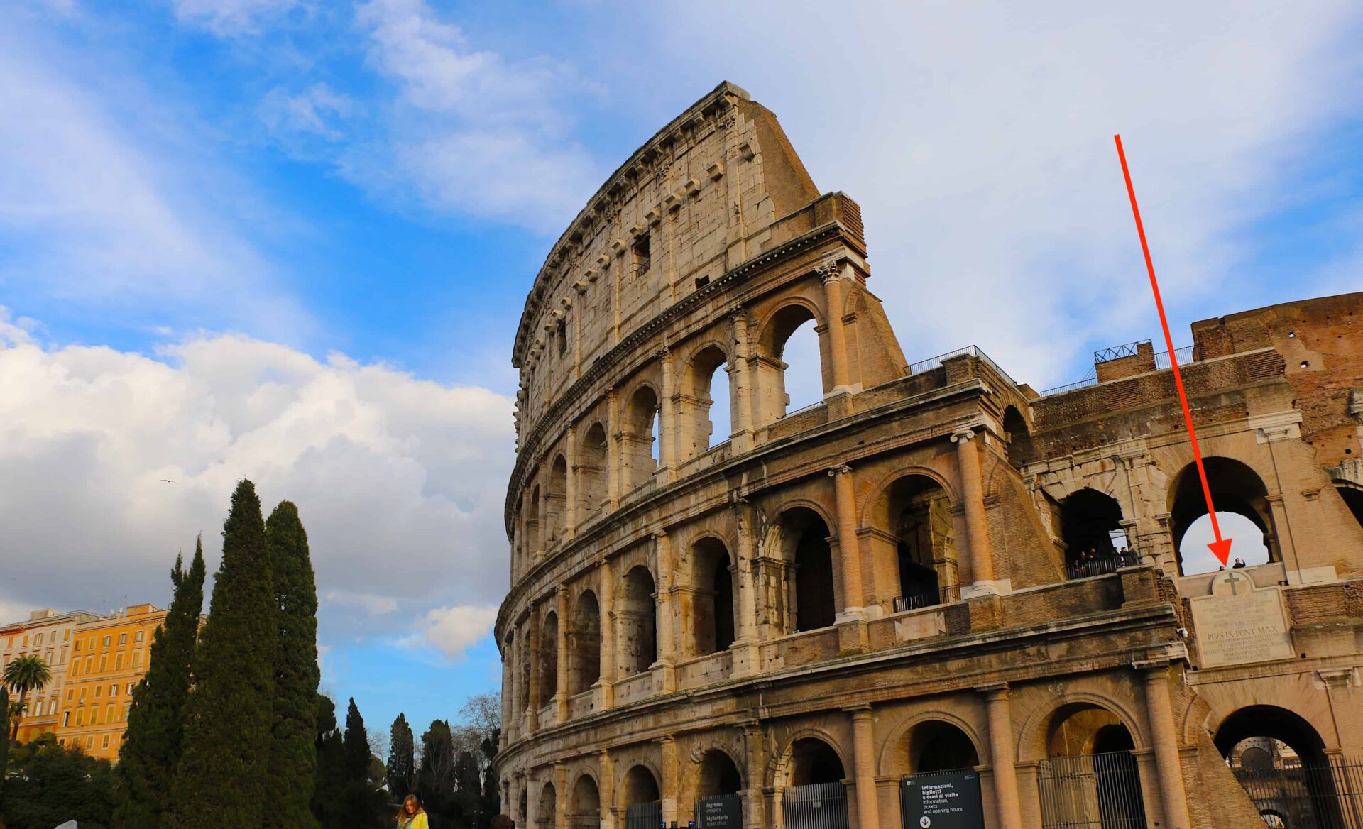 Falvian Amphitheatre Sign