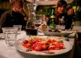 The Best Rome Food Tours To Take in 2025 and Why + Videos High-def-Pasta-Rome-Food-Tour-Restaurant-700-x-425-Trastevere