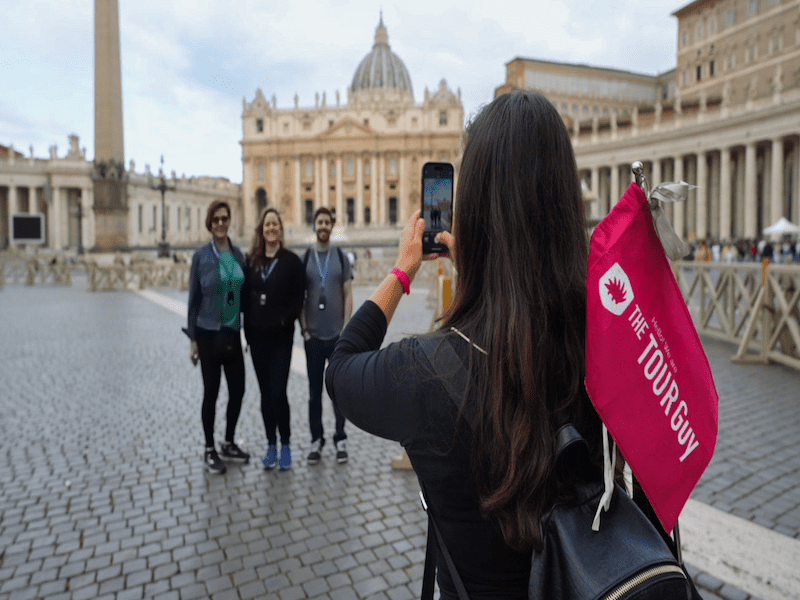 Tour goup for St. Peter's Basilica
