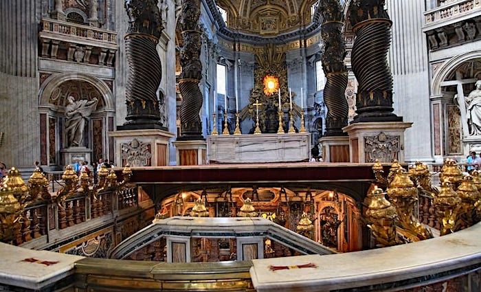 the roman guy st peter's basilica