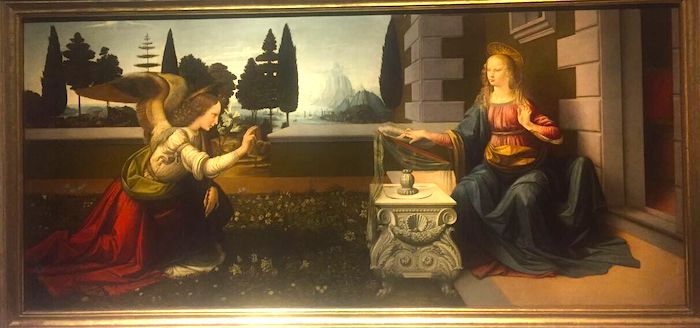 annunciation uffizi