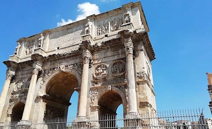 the roman guy arch of constantine