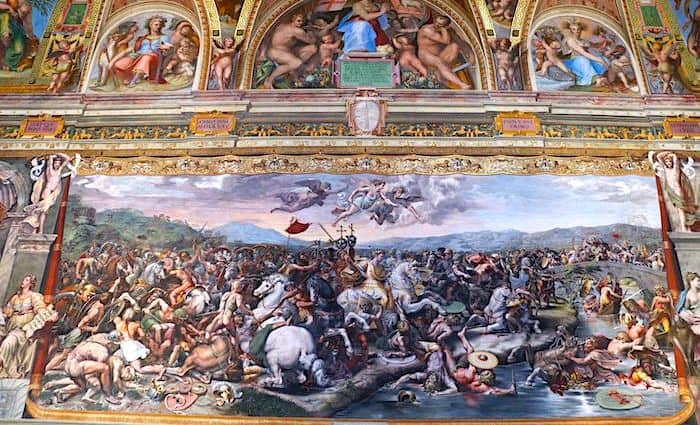 Battle of Milvian Bridge Raphael Rooms top things to see