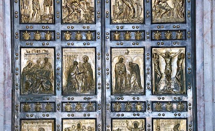 the roman guy st peter's basilica