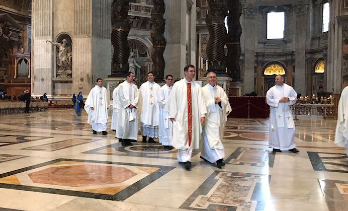 the roman guy st peter's basilica