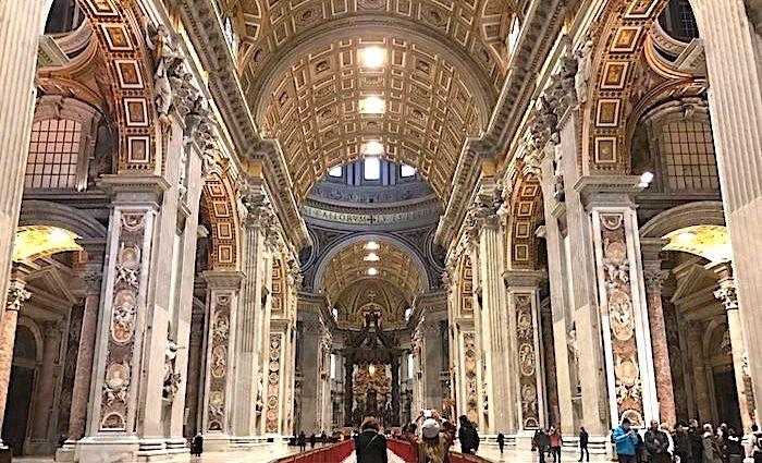the roman guy st peters basilica