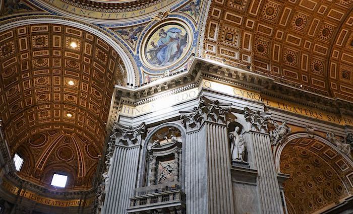 the roman guy st peter's basilica