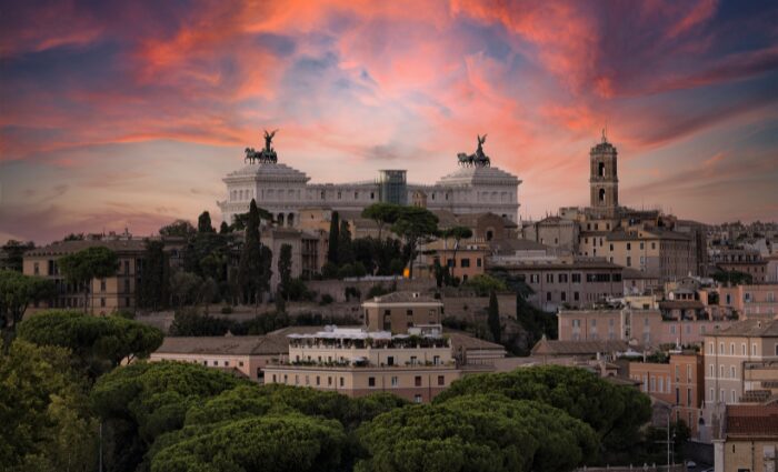 Sunset from Aventine Hill