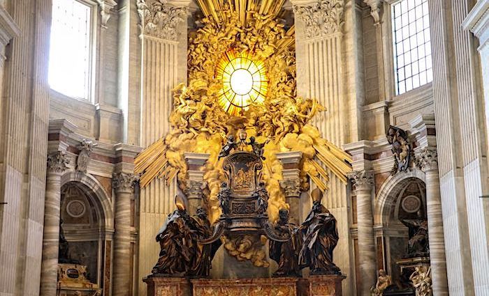 the roman guy st peter's basilica