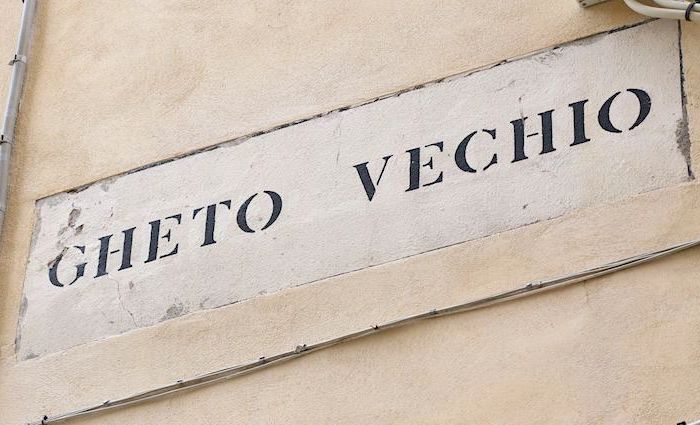 the roman guy jewish ghetto in venice